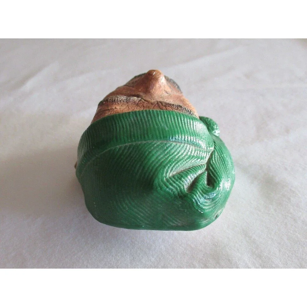 Vintage Chalkware Plaster Head Corsican Fisherman Sailor French 5.5